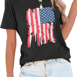 Zeagoo Flag Shirts Short Sleeve Patriotic Shirt 4th of July Tee