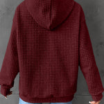 Zeagoo Hoodie Oversize Hoodie Casual Waffle Pullover (DE Only)