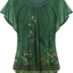 Zeagoo Women's Blouse Batwing Blouse Shirts (DE Only)