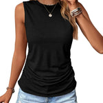Zeagoo Ruched Tank Tops Dressy Casual Shirts