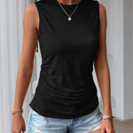 Zeagoo Ruched Tank Tops Dressy Casual Shirts