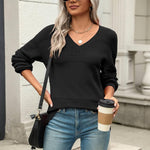 Zeagoo Pullover Women's Ribbed Knit Jumper (DE Only)
