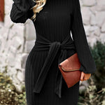 Zeagoo Women's Casual Knit Dress Long Sleeve Bodycon Dress