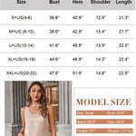 Zeagoo Silk Satin Tank Tops for Women Scoop Neck Sleeveless Tops
