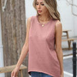 Zeagoo Sweater Vest Women Crew Neck Sleeveless Tank Tops
