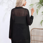 Zeagoo Women 2024 Lightweight Crochet Cardigan Long Sleeve Open Front Knit Sweater Summer Kimono Cover Up with Pockets