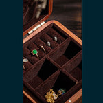 Buddha Stones Antique Flower Leaf Handmade Rosewood Jewelry Storage Box Wooden Gift Organizer Box