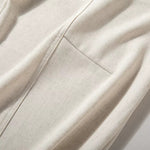 Flowy Wide-leg Straight Cropped Trousers