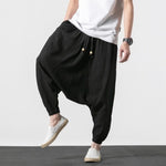 Solid Color Casual Loose Harem Pants