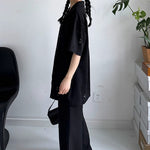 Heavy Floral Hollow Cuban Collar Shirt