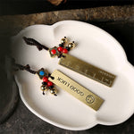 Buddha Stones Feng Shui Yin Yang Bagua Wenchang Pen Pagoda Prayer Wheel Keychain