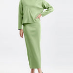 Zeagoo Women's Casual Loose Fashion Long Skirt Two-piece Set