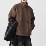 Vintage Twill Loose Woolen Jacket