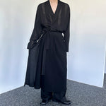 Fake Two Piece Straight Culottes Trousers