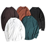 Retro Double-sided German Fleece Rounded Hem Warm Base Layer Shirt