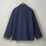 Fleece Lined Warm Padded Frog Button Hanfu Cardigan