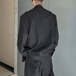Three-dimensional Multi-pocket Fake Two-piece Blazer