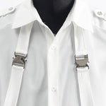 Deconstructed Long-sleeve Shirt with Strap Detailing