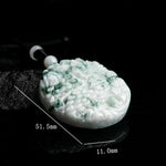 Buddha Stones Mountain Landscape Jade Abundance String Necklace