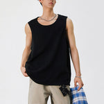 American Textured Loose Casual Vest