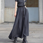 High Waist Long Loose Casual Skirt