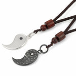 Buddha Stones 990 Sterling Silver Yin Yang Balance Harmony Necklace Pendant (Extra 30% Off | USE CODE: FS30)