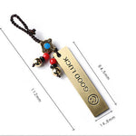 Buddha Stones Feng Shui Yin Yang Bagua Wenchang Pen Pagoda Prayer Wheel Keychain
