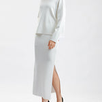 Zeagoo Women's Casual Loose Fashion Long Skirt Two-piece Set