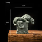 Buddha Stones Feng Shui Standing Sitting Dragon Success Luck Home Decoration