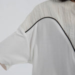Women's Loose Drawstring Zipper T-shirt
