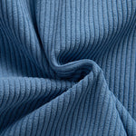 Long Sleeved Contrast Corduroy Hooded Shirt