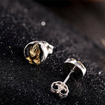 Buddha Stones 925 Sterling Silver Namaste Equality Stud Earrings