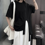 Loose Irregular Slit T-shirt