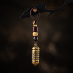 Buddha Stones Heart Sutra Copper Key Chain