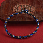 Buddha Stones "May prosperity fill your life" Lucky Multicolored Bracelet