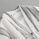 Casual Retro Striped Loose Shirt