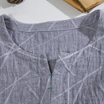 Round Neck Pattern Loose T-shirt