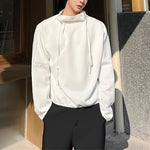 Solid Color Pullover Half Turtleneck Sweater