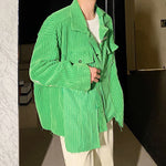 Irregular Frayed Large Pocket Jacket