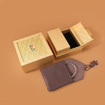 Retro Jewelry Storage Feather Pattern Box Gift Box