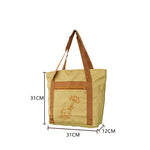 Buddha Stones Spiritual Mind Practice Lotus Embroidery Pattern Canvas Shoulder Bag Tote Bag
