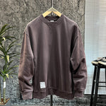 Crew Neck Loose Drop Shoulder Sweatshirt