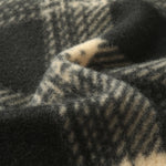 Teddy Lined Flannel Zip Hooded Coat