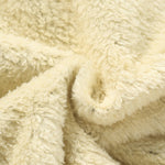 Teddy Lined Flannel Zip Hooded Coat