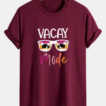 Regular Fit Vacay Mode Print Cotton T-Shirt