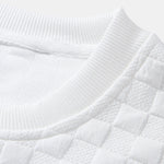 Checkerboard Jacquard Sweatshirt