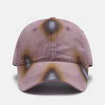 Gradient Pattern Washed Baseball Cap
