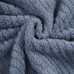Men's Casual Warmth  Solid Color Button Front Fluffy Fleece Jacket