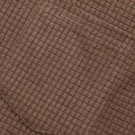 Men's solid color corduroy texture long sleeve + pants set