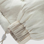 Men's ink painting stitched stand collar padded puffer jacket